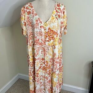 NWT True Craft Button Front Dress Spring Easter